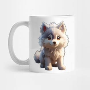 Cute Tiny Pokemonlike Wolfie Mug